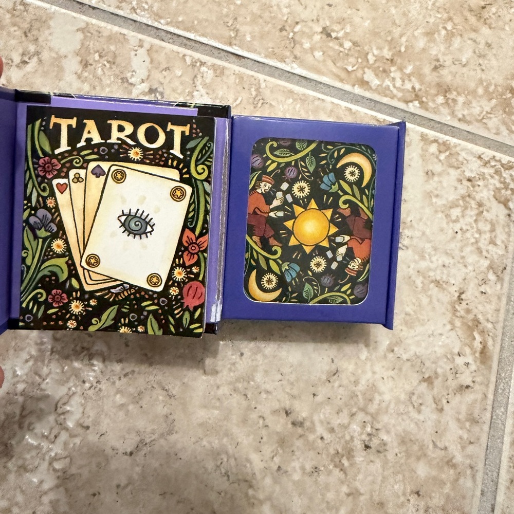Mini Tarot Card Deck Complete Kit w/ Guidebook – Running Press Mega Mini Kit Set - Picture 8 of 8